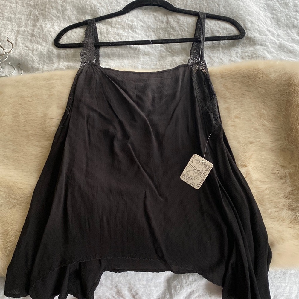 NWT black free people tank top